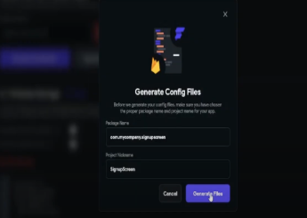 Generating Configuration Files in flutterflow