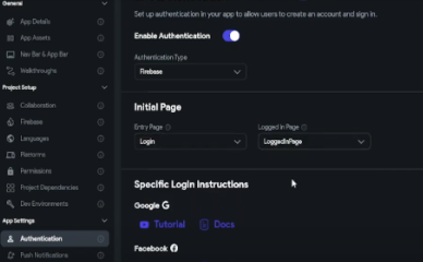 Enable Authentication